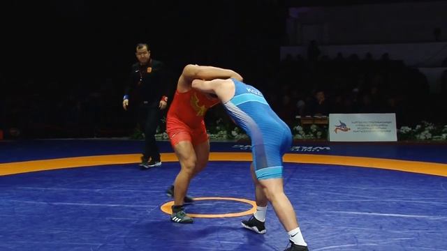 ВОЛЬНАЯ БОРЬБА. Чемпионат Кыргызстана-2023. 97 кг 1\4 Арсла
