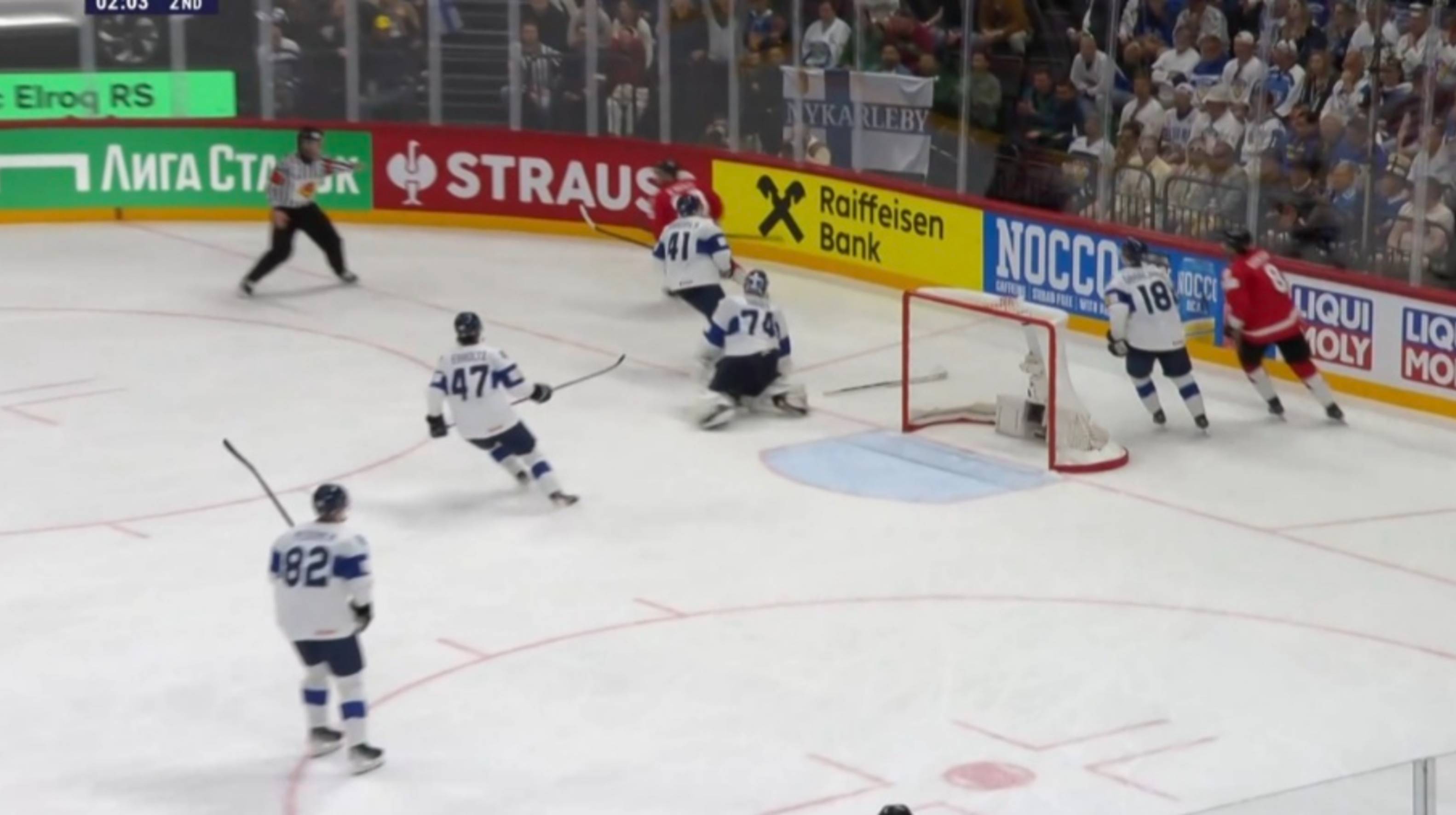 Канада — Финляндия обзор матча чемпионата мира по хоккею 2025 голы