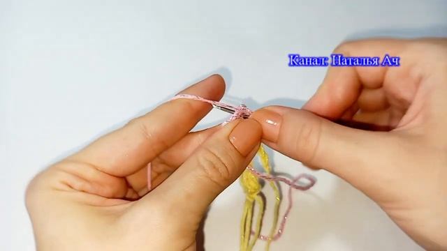 Двусторонний жаккард крючком частями - Схема + Мастер-?