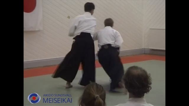 28 Aikido Gyaku Hanmi Tainotenkanho Shishiya Sensei Sandviken 2003
