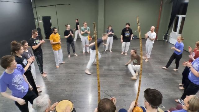 Рода после тренировки. Parabens Оли 17.04.2025. Russian center for capoeira