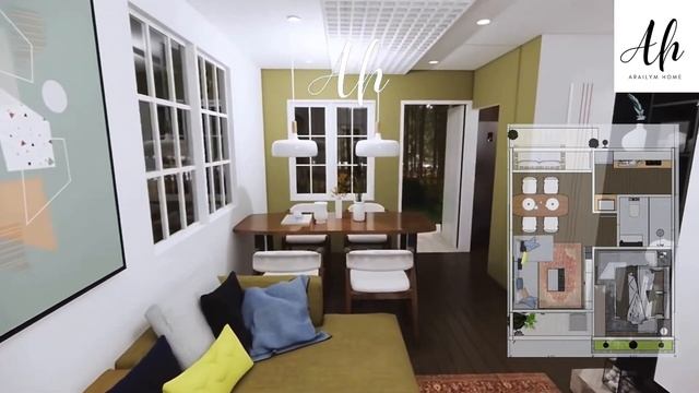 ПРОЕКТ ДАЧНОГО ДОМА 45м2. ЗАГОРОДНЫЙ НЕБОЛЬШОЙ ДОМ