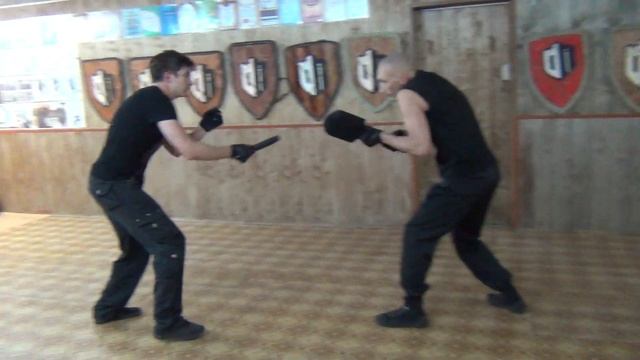 Лопатка. Спарринги на отработку хватов ближнего боя
