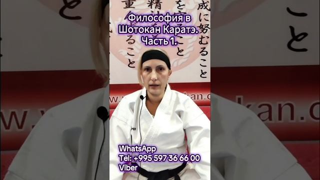 Философия в Шотокан Каратэ