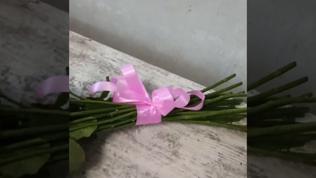 Букет из 19 розовых роз Ревиваль 60 см "Шарм нежности"