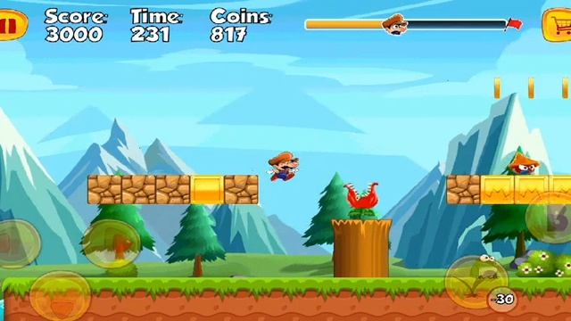 Играю в Марио Super Bino Go!