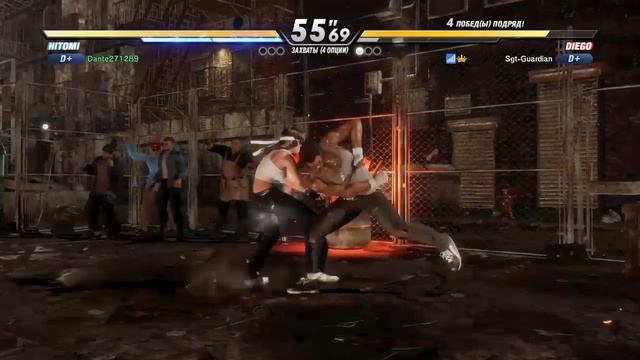 Dead or Alive 6: Core Figters - Ранговые матчи: Бой #2 [PS4]