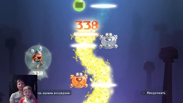 Rayman legends огненное подземелье  с шипами