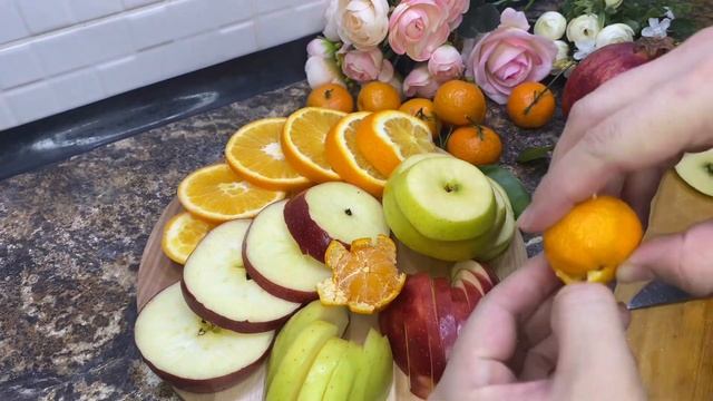 ФРУКТОВАЯ НАРЕЗКА НА ПРАЗДНИЧНЫЙ СТОЛ #фруктоваянаре?