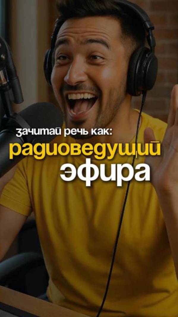 Выступи публично, как радиоведущий
