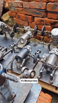 Изумительный фигурки из металла