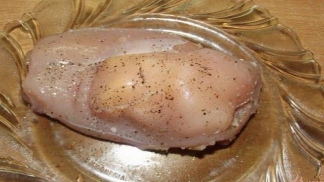 Куриный кармашек с яблоком и тимьяном