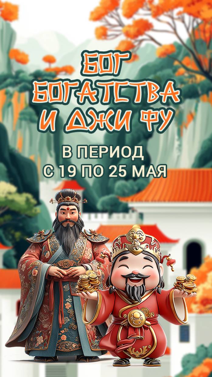 Прогноз по Джи Фу и Богу богатства с 19 по 25 мая