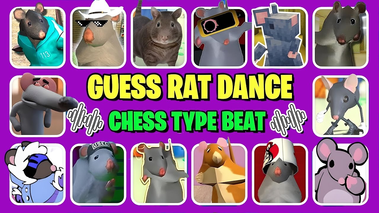 Угадай крысиный танец 🐀🕺🏻 Викторина по мемам о крысином танце (часть 3)