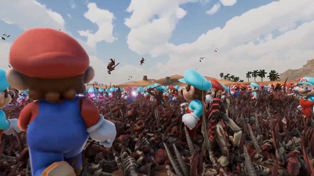 СОНИК И БРАТЬЯ МАРИО ПРОТИВ МОНСТРОВ (Ultimate Epic Battle Simulator 2)