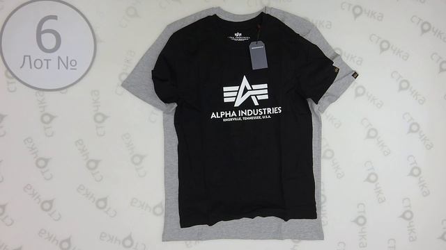 ALFA INDUSTRIES Tshirts 6, сток одежда оптом