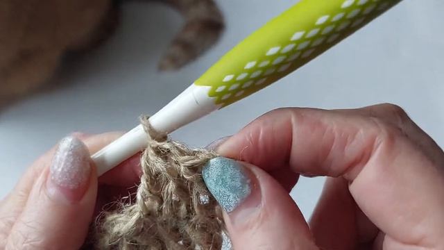 #9 Ажурная Салфетка из Джута крючком