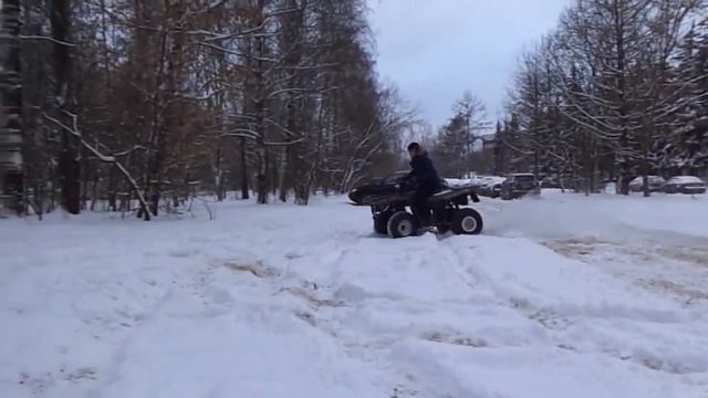 Возможности электроквадроцикла Вездеход-03 супер тягач