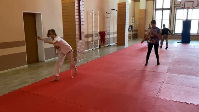 Капоэйровский лагерь. Тренировка.