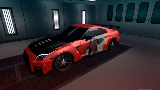 MTA | CCDplanet GT-R Speed art vinyl (создание винила)