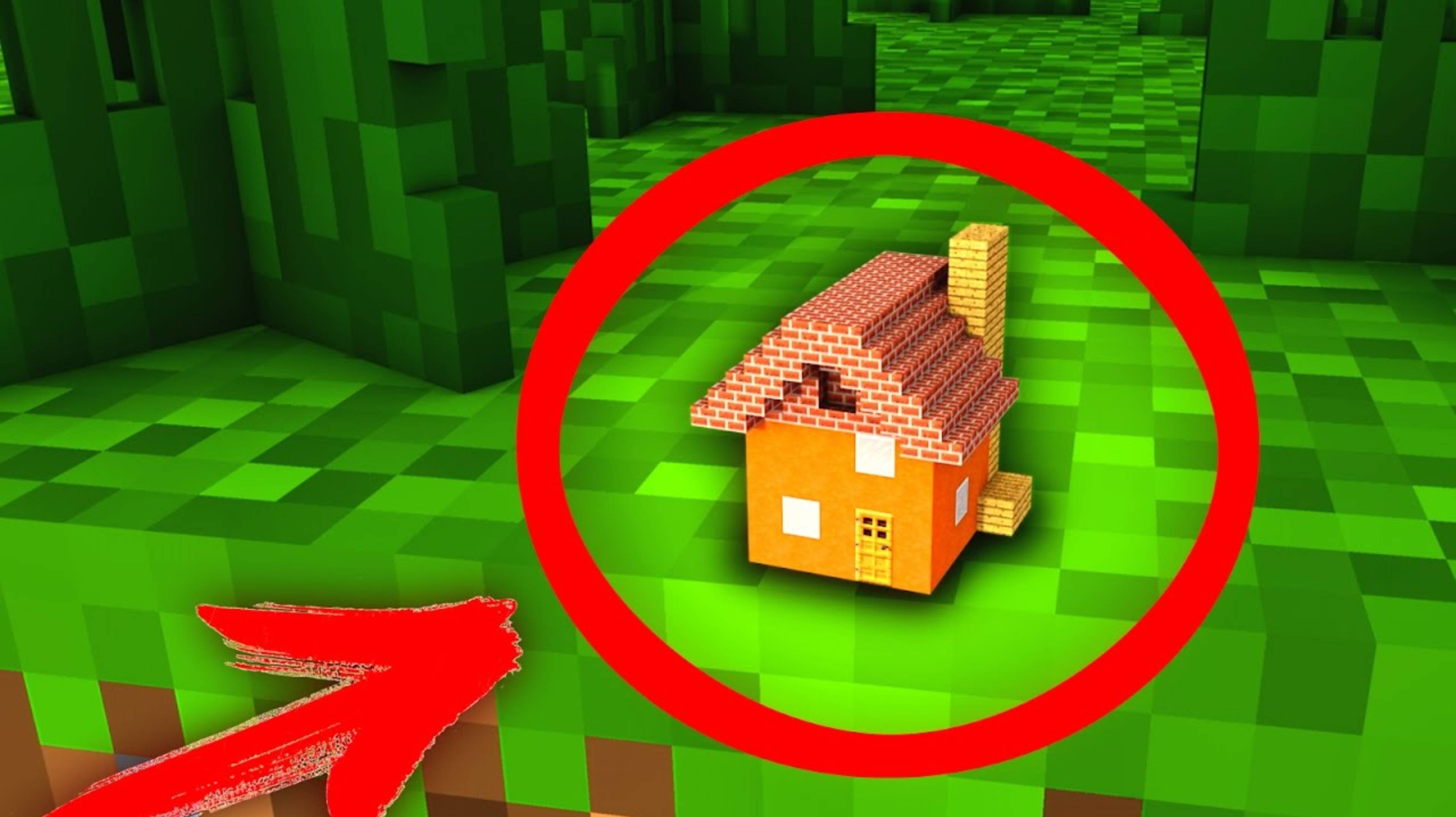 99_ ЛЮДЕЙ НЕ СМОГУТ РАЗГЛЯДЕТЬ ЭТОТ ДОМ_ Маленький Дом В Minecraft - Майнкрафт _ ВЛАДУС