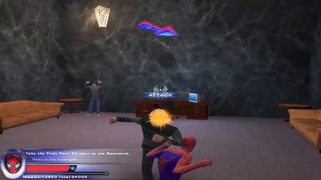 Най-новата игра на Spider man от 2004 година! Spider-man 2 walkthrough част 1