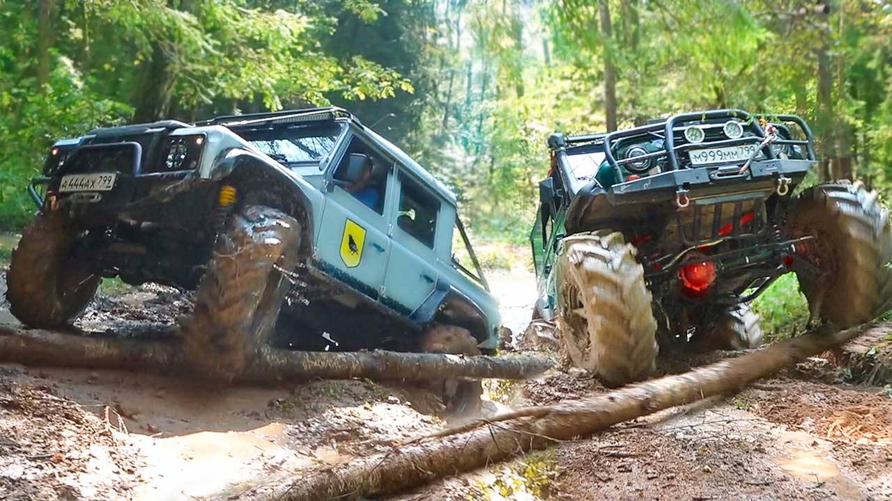Уазы МОНСТРЫ ПРОТИВ Лютых Land Rover оффроад НА ВСЕ БАБКИ