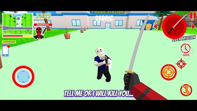 richie becomes deadpool 🦸🔴 in dude theft wars