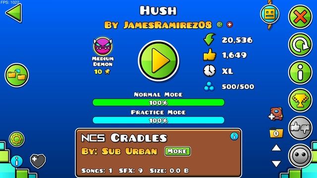 прошел медиум NCS демон "HUSH"  и открыл сундук за 100 ключей