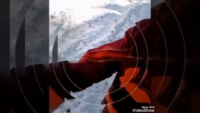 Втащил снежком