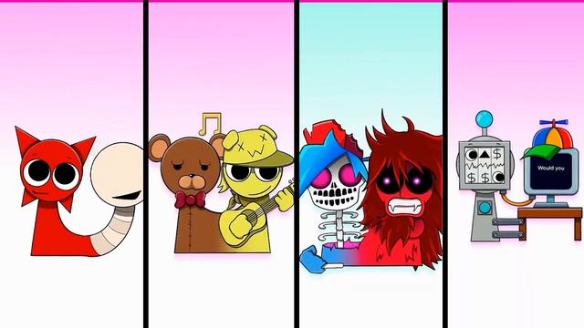 Incredibox SPRUNKI OC: ВСЕ ФАЗЫ | Полная Компиляция Спрунки!  #спр