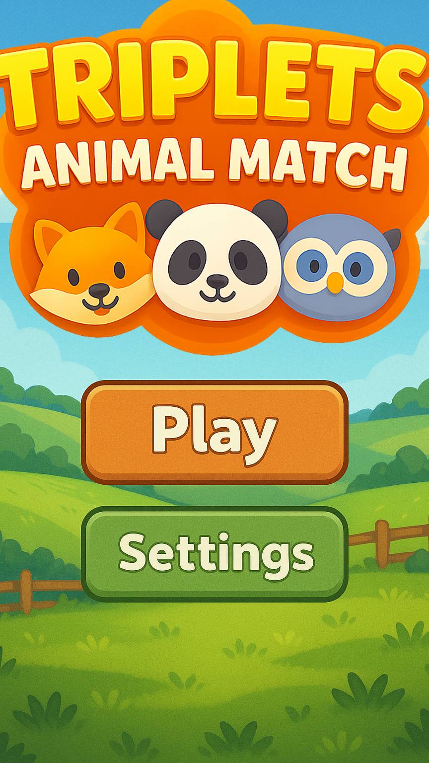 Triplets Animal Match — Тестовое задание Unity C# Developer