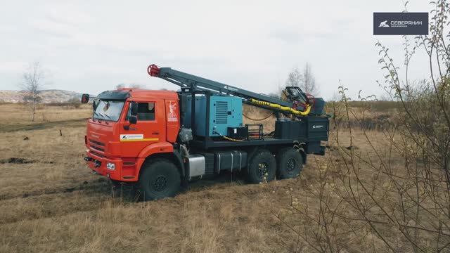 Буровая установка на шасси КАМАЗ