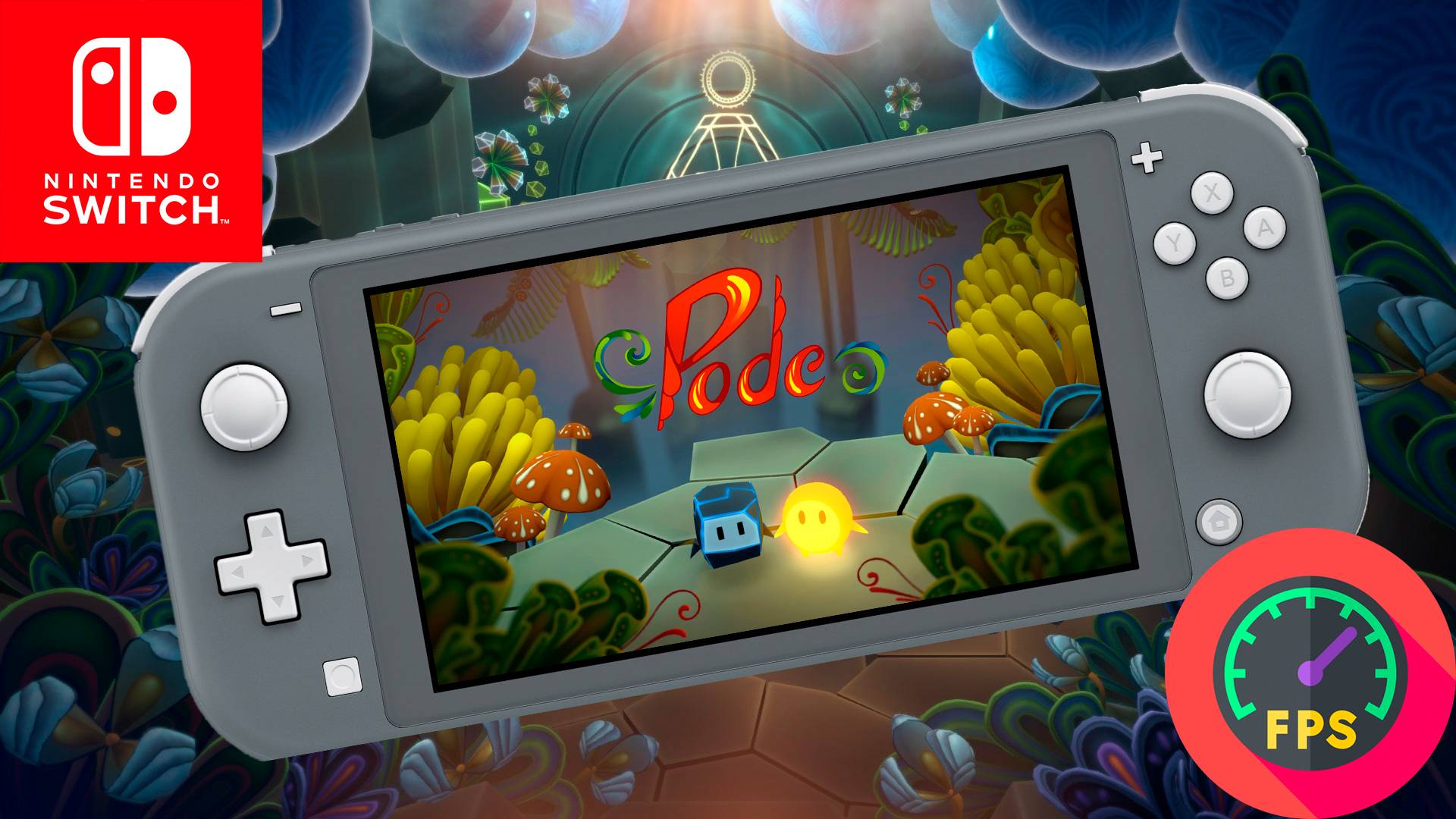 Pode Nintendo Switch Lite Gameplay - FPS Monitor
