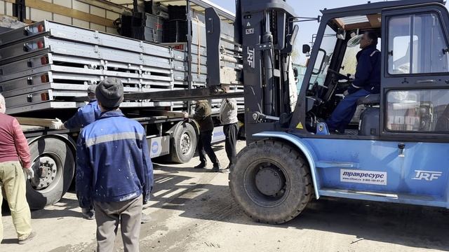 Выгрузка оборудования