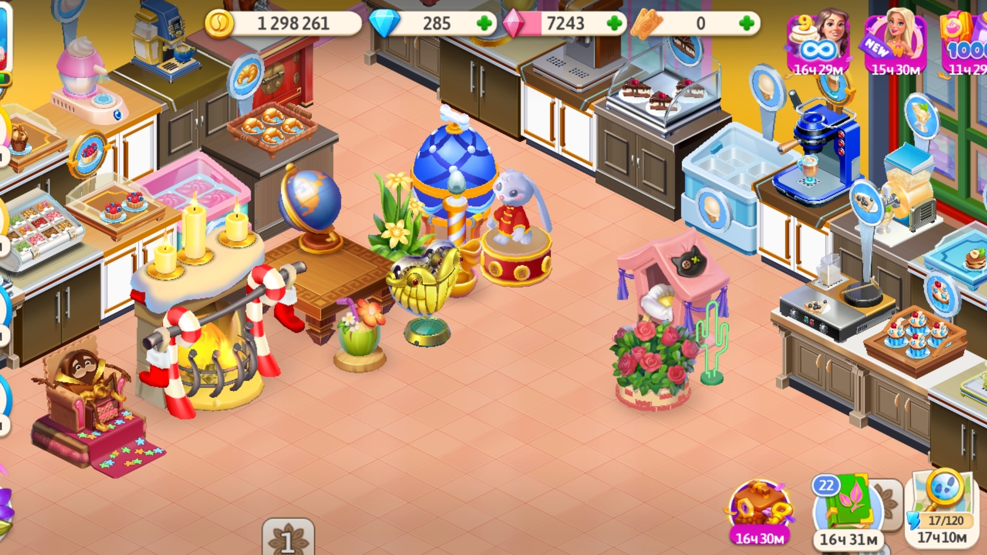 Chef & friends cooking game
