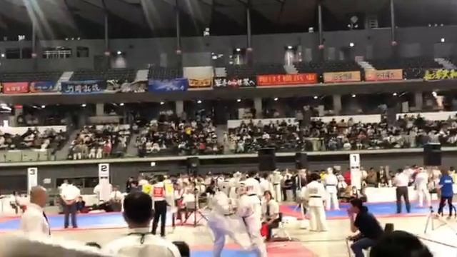 Едлипова Жанель 1 бой Япония