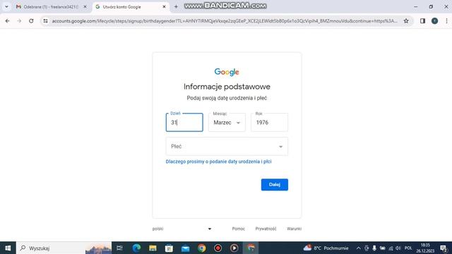 як создать почту в Gmail