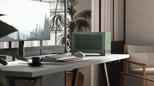 Fractal Terra - корпус ITX из алюминия и дерева.
