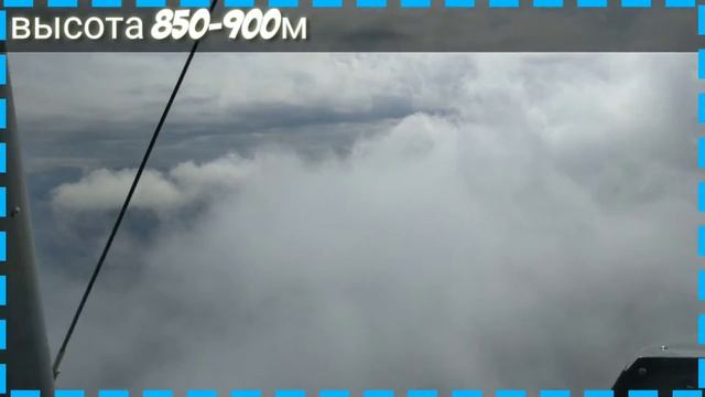 Полет на дельта плане Высота 900 метров чуть не наложил