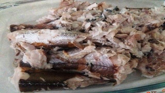 Салат из белой рыбы