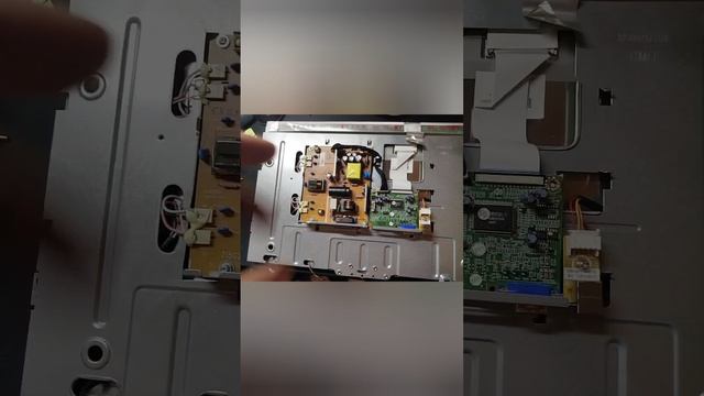 Монитор Philips HWC8190T не работает подсветка-ремонт