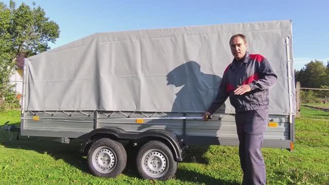 КУПИЛ АВТОПРИЦЕП _Русич_ __ 2 оси длинна 4 метра __ КАТЕГОРИЯ _В_