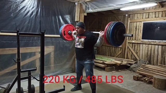 ПРИСЕДАНИЯ 220 КГ / 5×3. БЕЗ ХИМИИ И СПОРТ-ПИТА. SQUATS, SIT-UP. NAT