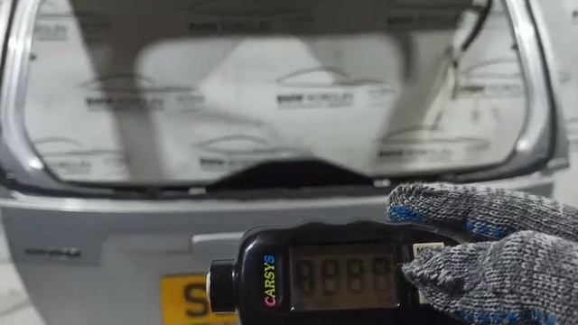 Крышка багажника (серебристая) Getz 737001C210