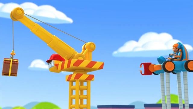 Блиппи (Blippi) - Кран   НОВАЯ СЕРИЯ   Изучай этот мир вместе с Блиппи   Обучающие мультики для дете