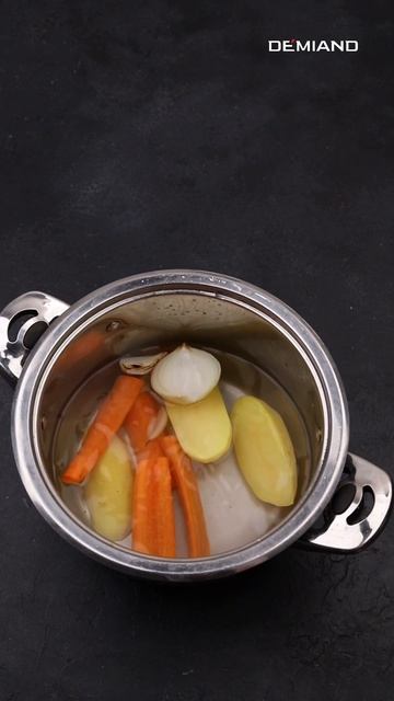 Суп-пюре с картофелем и сыром в аэрогриле Demiand 🍲