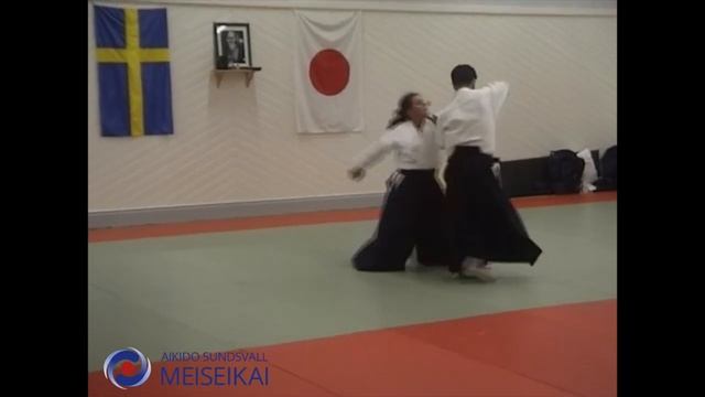 25 Aikido Gyaku Hanmi Kokyonage 4 Shishiya Sensei Sandviken 2003