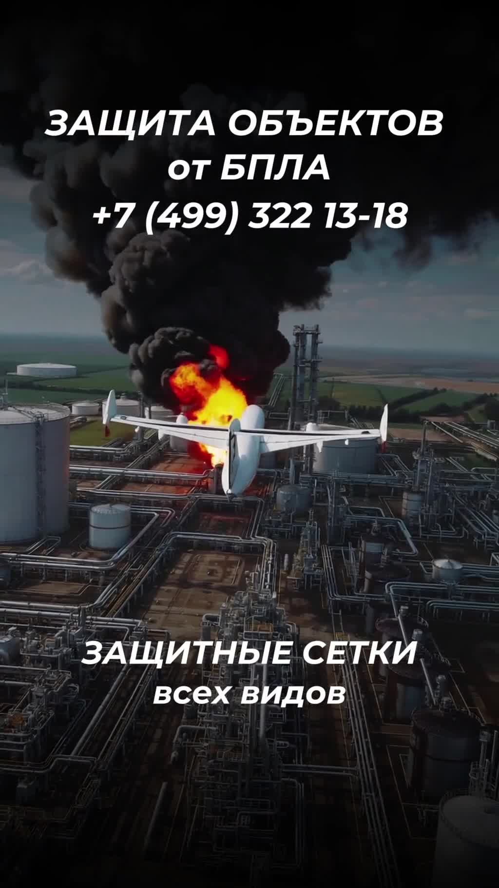 «Полиамидная сетка». Комплекс и устройства защиты объектов от беспилотных летательных аппаратов. ...