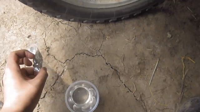 Удаление рыжиков с хрома на китайском мопеде.